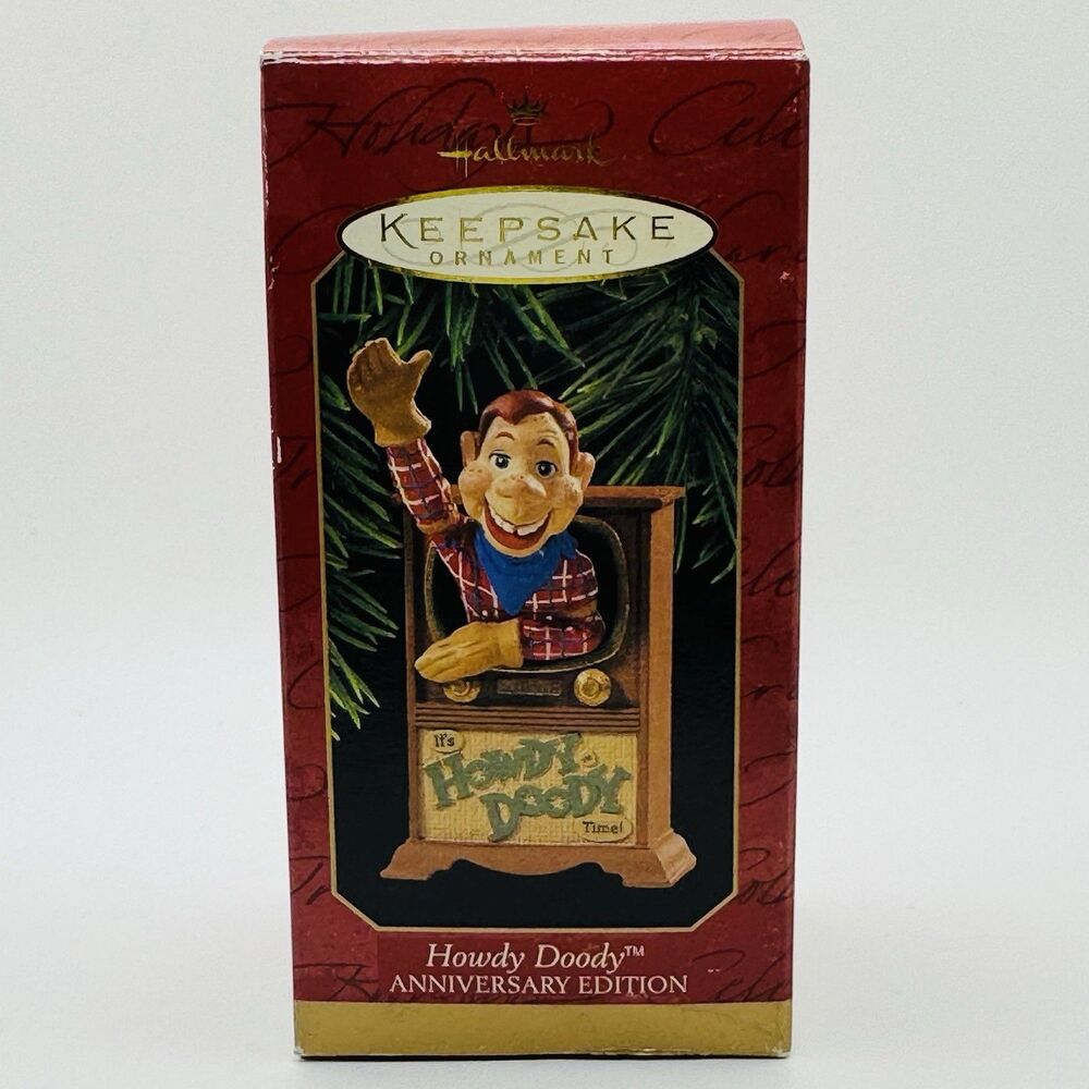 Vintage 1997 Hallmark Keepsake Ornament Howdy Doody Anniversary Edition